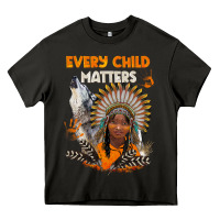 Asphalt every child matters child and wolf Heavy Core Tee - BarkalooDesign