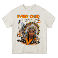 Cream every child matters child and wolf Heavy Core Tee - BarkalooDesign
