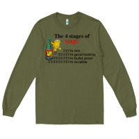 Army Green the 4 stages of soju i'm rich i'm good looking t shirt Long Sleeve Tee - DesignPulse