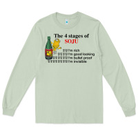 Matcha the 4 stages of soju i'm rich i'm good looking t shirt Long Sleeve Tee - DesignPulse
