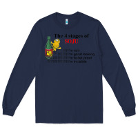 Navy the 4 stages of soju i'm rich i'm good looking t shirt Long Sleeve Tee - DesignPulse