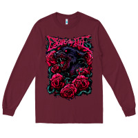 Burgundy escape the fate Long Sleeve Tee - DesignPulse