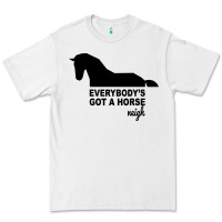 White everybody's gotta horse neigh Premium Tee - Bettercallsaul