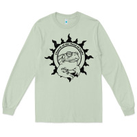 Matcha Authentic Church Of The Toad Of Light Psychedlic Frog Licking (Distres Long Sleeve Tee - DesignPulse