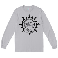 Moon Dust Authentic Church Of The Toad Of Light Psychedlic Frog Licking (Distres Long Sleeve Tee - DesignPulse