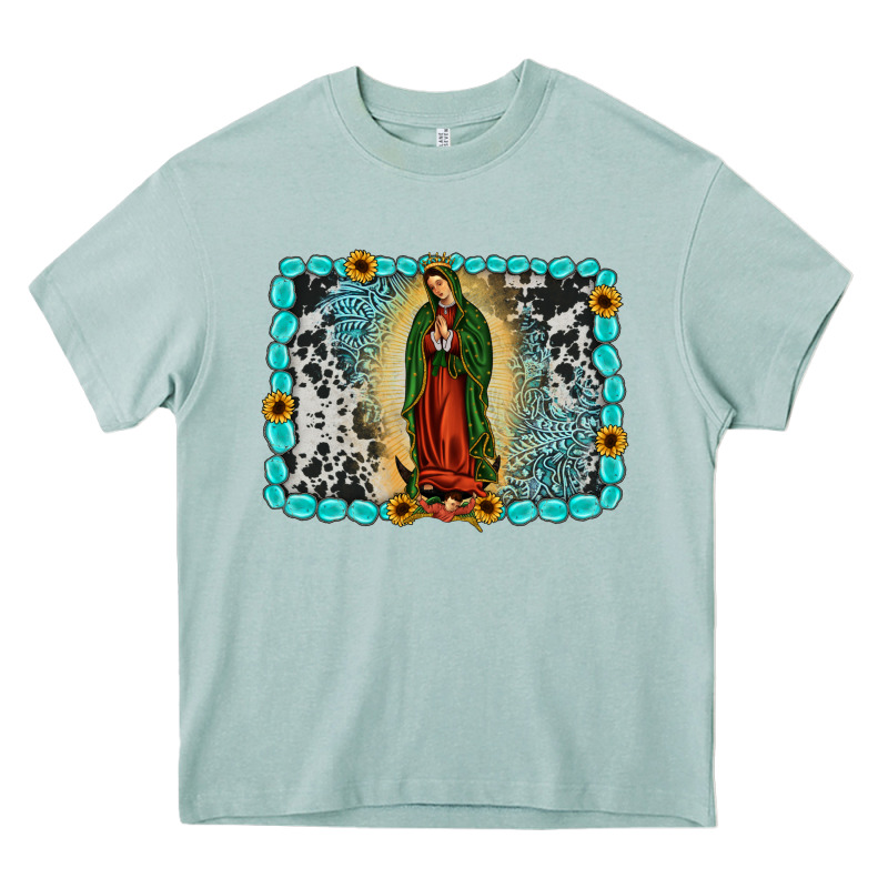 Gemstone Our Lady Of Guadalupe Heavy Core Tee by JahusDesignShop | Teevron