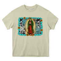 Mossy Gemstone our lady of Guadalupe Heavy Core Tee - JahusDesignShop