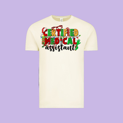 Certified Medical Assistant Vintage Tee Designed By Cowgirlartshop