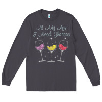 Smoke At My Age I need Glasses Long Sleeve Tee - DesignPulse