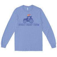 Colony Blue diddly farm for men and women Long Sleeve Tee - DesignPulse