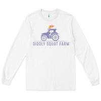 White diddly farm for men and women Long Sleeve Tee - DesignPulse