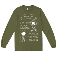 Army Green house bolton Long Sleeve Tee - DesignPulse