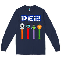 Navy halloween pez Long Sleeve Tee - trangStudio