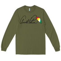 Army Green Arnold Palmer Long Sleeve Tee - DesignPulse