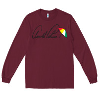 Burgundy Arnold Palmer Long Sleeve Tee - DesignPulse