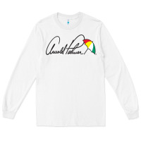 White Arnold Palmer Long Sleeve Tee - DesignPulse