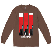 Chestnut INTERPOL BAN Long Sleeve Tee - DesignPulse