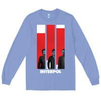 Colony Blue INTERPOL BAN Long Sleeve Tee - DesignPulse