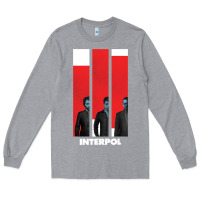 Heather Grey INTERPOL BAN Long Sleeve Tee - DesignPulse