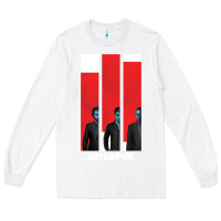 White INTERPOL BAN Long Sleeve Tee - DesignPulse