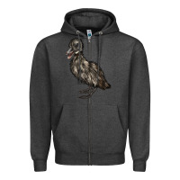 Charcoal Heather Baby Cayuga Duck Zipper Hoodie - LillyAllenDesigns