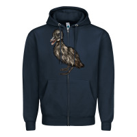 Navy Baby Cayuga Duck Zipper Hoodie - LillyAllenDesigns