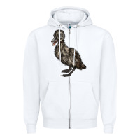 White Baby Cayuga Duck Zipper Hoodie - LillyAllenDesigns