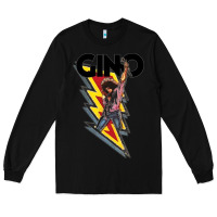 Black Gino time basketball Long Sleeve Tee - DesignPulse