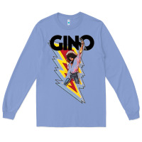 Colony Blue Gino time basketball Long Sleeve Tee - DesignPulse