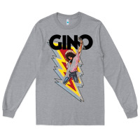 Heather Grey Gino time basketball Long Sleeve Tee - DesignPulse