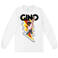 White Gino time basketball Long Sleeve Tee - DesignPulse