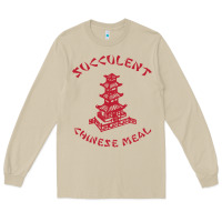 Mushroom SUCCULENT CHINESE MEAL CHINESE TAKE OUT TAKE AWAY Long Sleeve Tee - DesignPulse