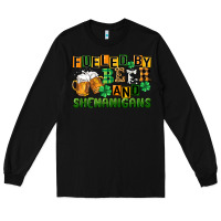 Black fueled by beer and shenanigans Long Sleeve Tee - CowGirlArtShop