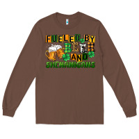 Chestnut fueled by beer and shenanigans Long Sleeve Tee - CowGirlArtShop