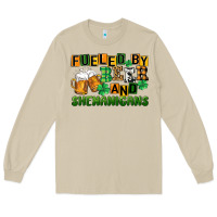 Mushroom fueled by beer and shenanigans Long Sleeve Tee - CowGirlArtShop
