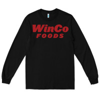 Black winco foods american supermarket Long Sleeve Tee - DesignPulse