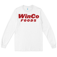 White winco foods american supermarket Long Sleeve Tee - DesignPulse