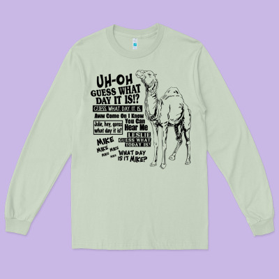 New Hump Day Camel Guess What Day Long Sleeve Tee Designed By Designpulse