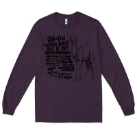 Plum New Hump day camel Guess What Day Long Sleeve Tee - DesignPulse