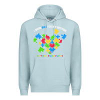 Blue Mist Wear Blue For My Brother Autism Premium Hoodie - CowhideDigitalArt