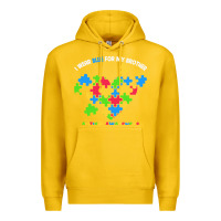 Lemon Wear Blue For My Brother Autism Premium Hoodie - CowhideDigitalArt