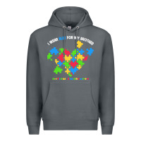 Rock Wear Blue For My Brother Autism Premium Hoodie - CowhideDigitalArt