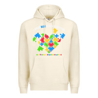 Tofu Wear Blue For My Brother Autism Premium Hoodie - CowhideDigitalArt
