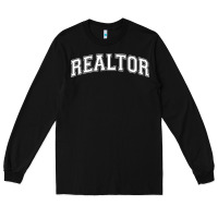 Black realtor Long Sleeve Tee - DesignPulse