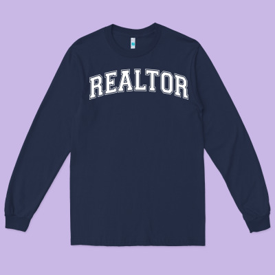 Realtor Long Sleeve Tee Designed By Designpulse
