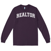 Plum realtor Long Sleeve Tee - DesignPulse