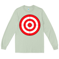 Matcha bulls eye target lazy diy halloween costume darts shooting t shirt Long Sleeve Tee - DesignPulse
