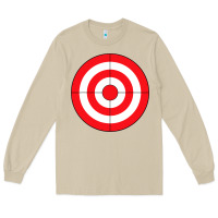 Mushroom bulls eye target lazy diy halloween costume darts shooting t shirt Long Sleeve Tee - DesignPulse