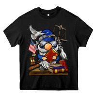 Black judge  gnome Heavy Core Tee - BarkalooDesign