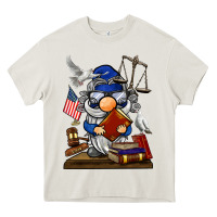 Cream judge  gnome Heavy Core Tee - BarkalooDesign